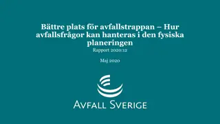 Efficient Waste Management in Physical Planning