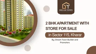 Spacious 2 BHK Apartment with Store for Sale in Sector 115, Kharar – 110 Sq. Yar