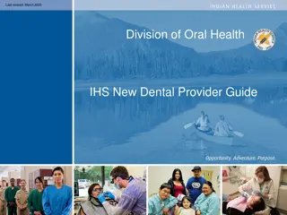 Indian Health Service Dental Provider Guide and Resources
