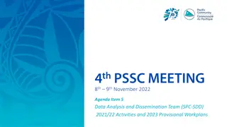 Enhancing Statistical Capability in the Pacific Region
