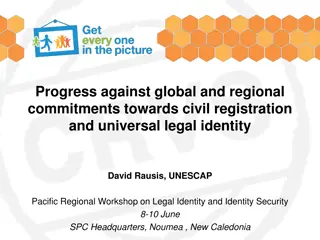 Regional Commitments for Civil Registration and Legal Identity Progress