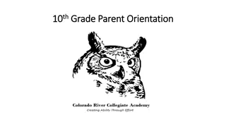 Parent Orientation for 10th Grade: Important Information and Guidelines