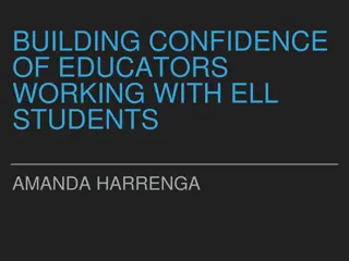 Building Educator Confidence with ELL Students