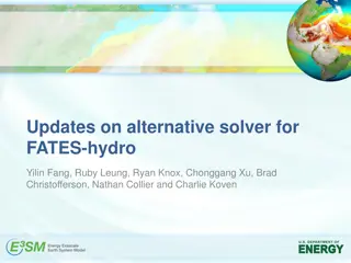 Updates on Alternative Solver for FATES-hydro Enhancements