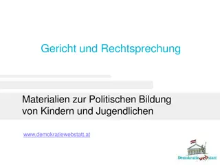 Understanding the Role of Courts and Law in Political Education