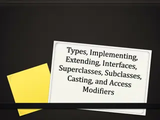 Understanding Java Types, Classes, and Interfaces
