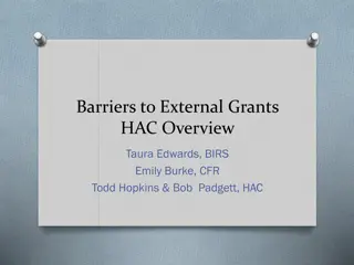 Identifying Funding Sources and Forming Collaborations for Grants