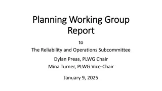 Transmission Planning Working Group Report Updates January 2025