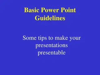 Tips for Presenting Like a Pro
