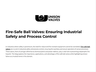 Fire-Safe Ball Valves: Importance and Applications | Unison Valves