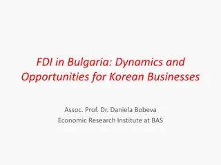 Dynamics and Opportunities for Korean Businesses in Bulgaria