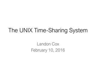 Data Sharing Tradeoffs in Unix and Multics Operating Systems