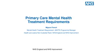 Community Sentence Treatment Requirements Overview