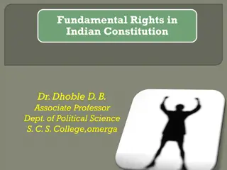 Insights into Fundamental Rights and Human Rights in Indian Constitution