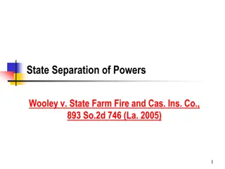 State Separation of Powers: Understanding Legal Cases and Regulations