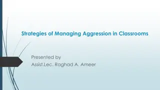 Effective Strategies for Managing Aggression in Educational Settings