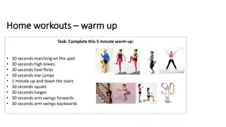 Home Workout Routines for Aerobic and Muscular Conditioning