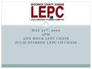 LEPC Meeting Agenda and Discussions