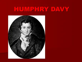 Life and Achievements of Humphry Davy, Renowned Scientist