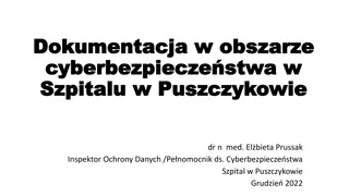 Cybersecurity Documentation in Hospital Setting - Best Practices for Data Protection