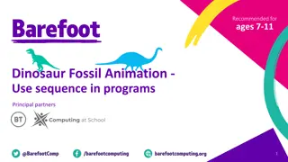 Dinosaur Fossil Animation for Ages 7-11: Programming Partners
