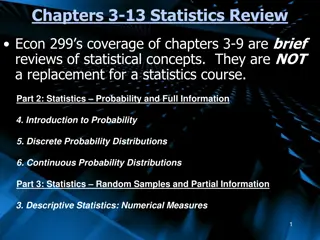 Understanding Probability and Random Variables in Statistics Review