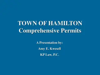 TOWN OF HAMILTON Comprehensive Permits Presentation