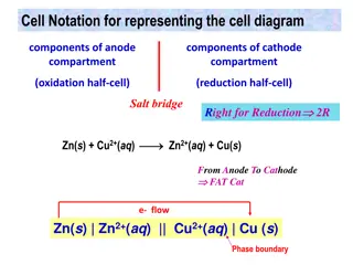 Cell Notation and Diagrams for Redox Reactions