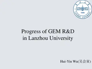 Progress of GEM R&D at Lanzhou University