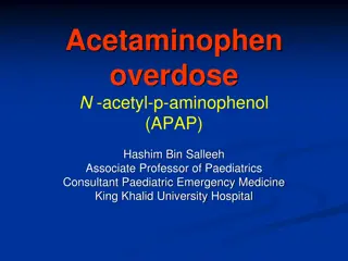 Understanding Acetaminophen Overdose: Toxic Doses, Symptoms, and Metabolic Pathways