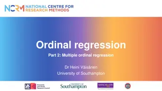 Multiple Ordinal Regression Models for Gender and Education Associations