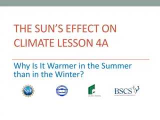 Understanding the Impact of Solar Angle on Earth's Seasons