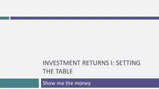 Investment Returns and Corporate Finance Overview