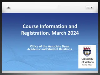 March 2024 Law Course Registration Information