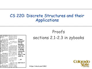 Understanding Proofs in Discrete Structures