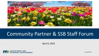 SSB Community Partner & Staff Forum Highlights