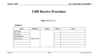 IEEE 802.11-25 Receive Procedure Overview 2025