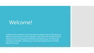 Collaborative Research Study in Emergency Medicine and Radiology