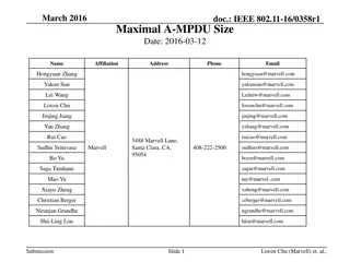 IEEE 802.11-16/0358r1 Maximal A-MPDU Size Study Findings