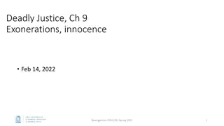 Understanding Innocence, Pardon, and Exoneration in the Legal System