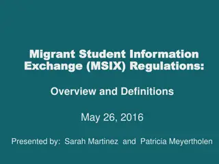 Understanding MSIX Regulations and Migrant Student Information Exchange