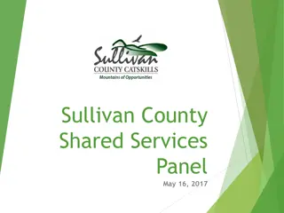 Understanding the Mandate of Sullivan County Shared Services Panel