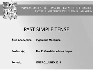 Past Simple Tense in Academic Settings