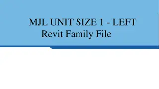 Revit Family File Images for Unit Dimensions and Connections