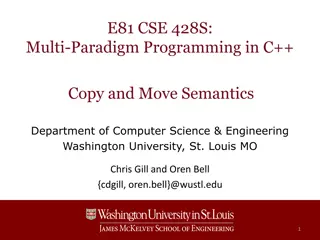 Understanding Copy and Move Semantics in C++