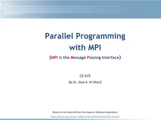 MPI Programming: Deriving Datatypes for Parallel Computing