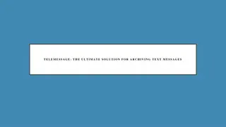 Telemessage The Ultimate Solution for Archiving Text Messages