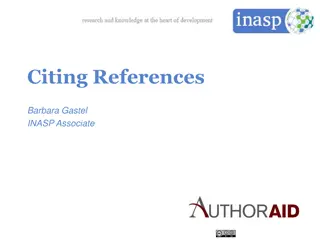 Importance of Accurate References in Academic Writing