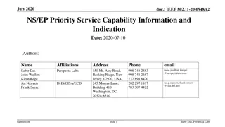 IEEE 802.11-20-0948/r2 NS/EP Priority Service Capability Information