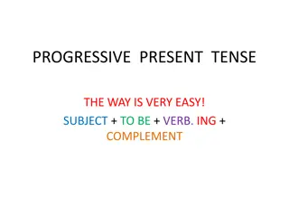 Easy Progressive Present Tense Guide for English Learners